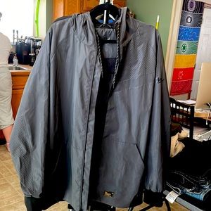 Mens Imperial Motion Welder Ghost Reflective Jacket size Large Gray